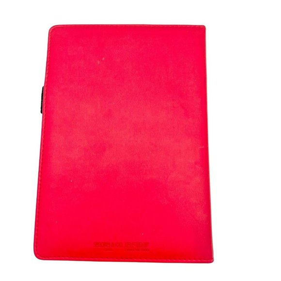 Spector & Co RFID Padded Red Faux Leather Journal Lined Pages 8.5 x 6 - Picture 4 of 7